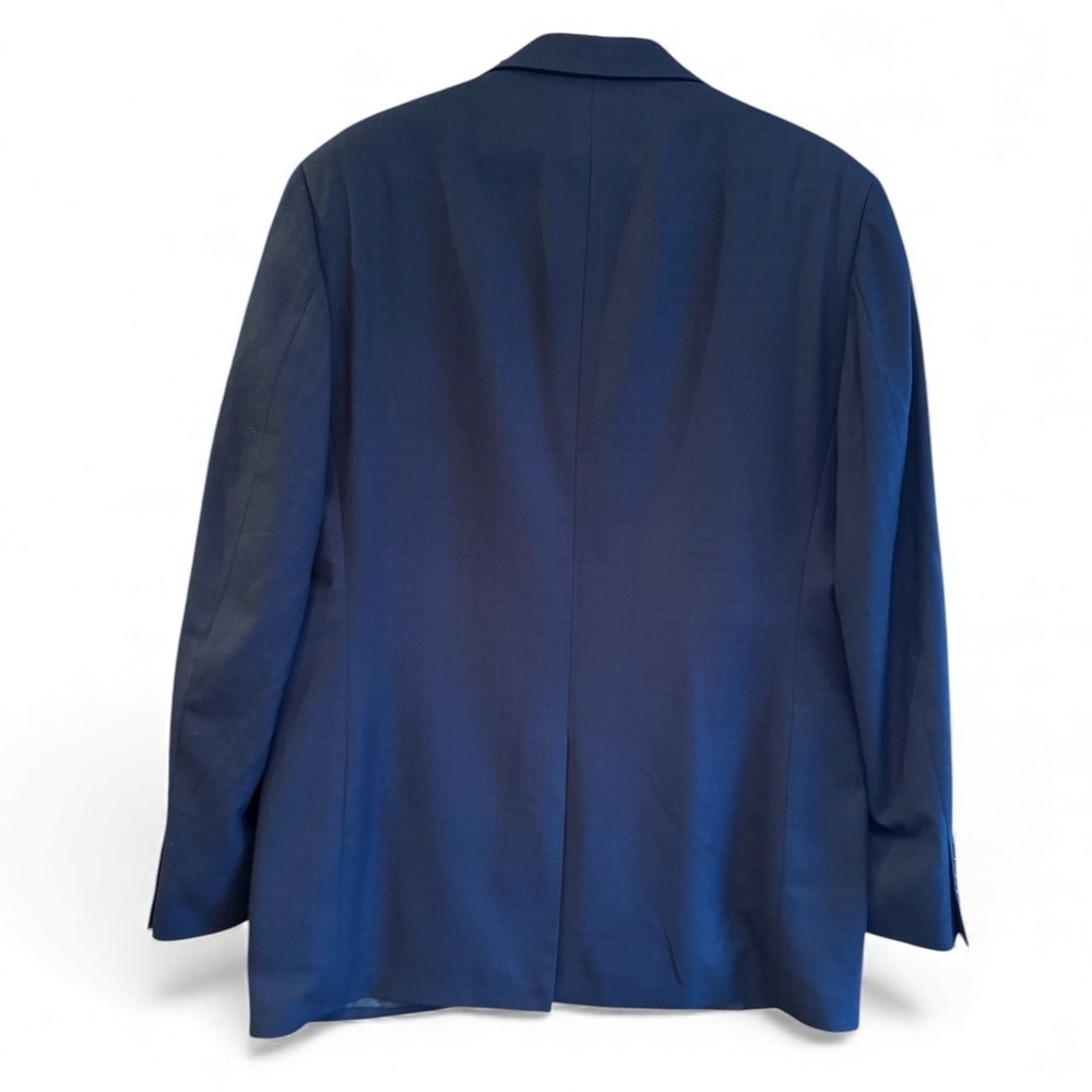 Vintage Geoffrey Beene Classic Navy Blazer Old Money Country Club Men's Size 40L - Picture 3 of 7